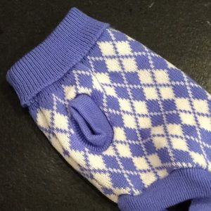 Argyle Dog Sweater